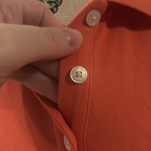 Tommy Bahama Shirt Dress Women Medium Orange Polo Short Sleeve Women’s - Picture 3 of 7